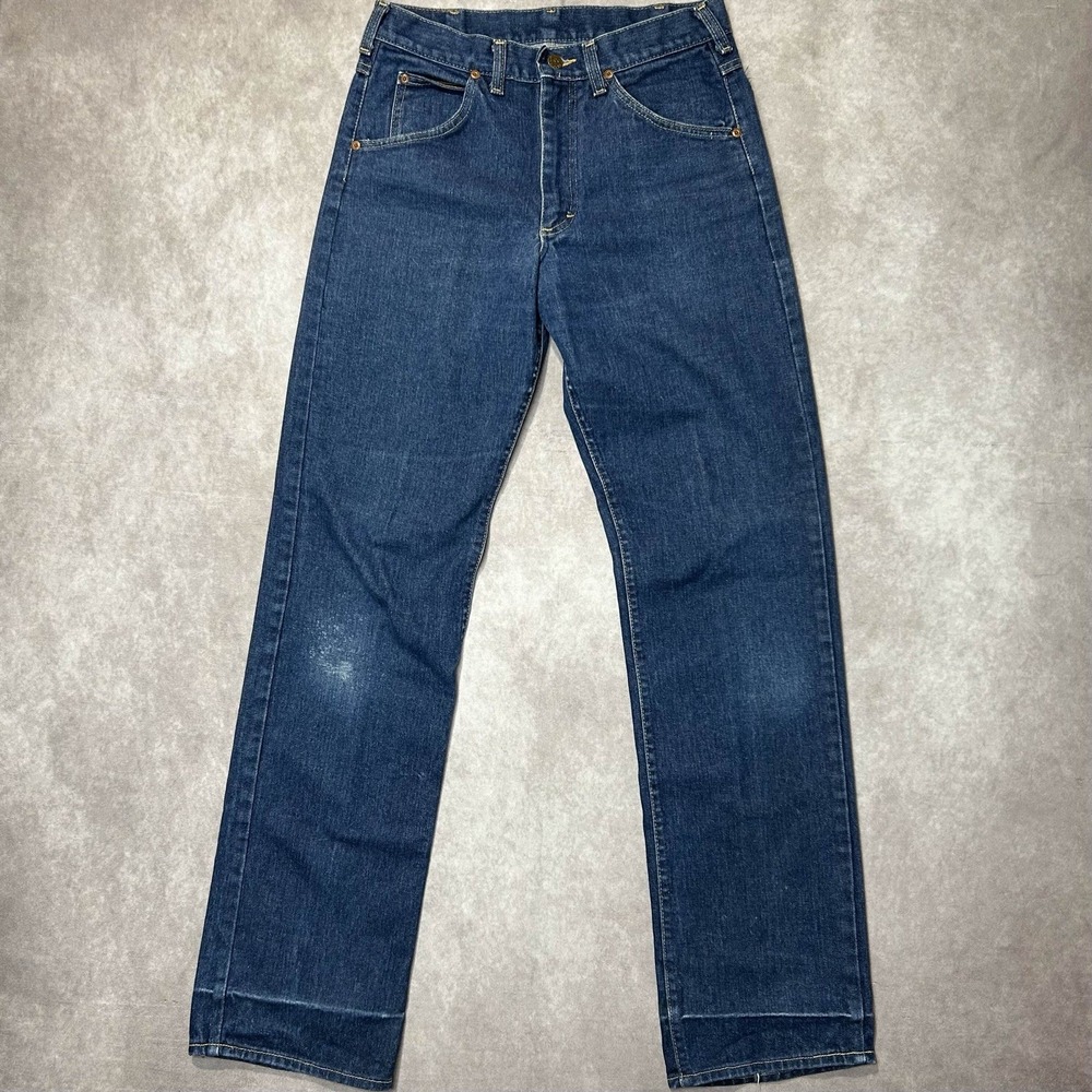 Lee Jeans Dark Wash Denim Made In USA Size 31x34 **